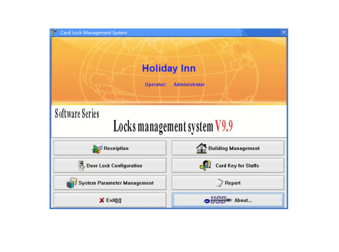 Программное обеспечение ProUSB Hotel Lock Management Software 9.9