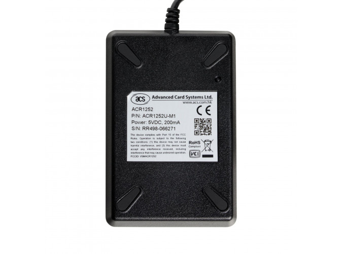Считыватель ACS ACR1252U-M1 c NFC и SAM слотом (черный)