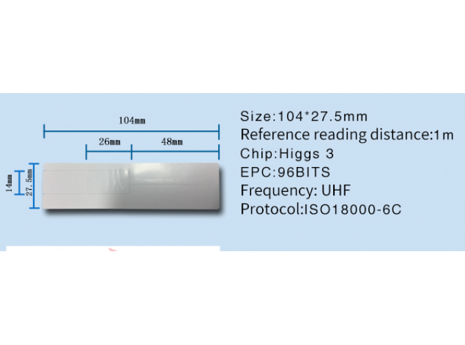 Метка EPC метка 860-960 мГц (клейкая)