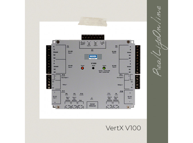 Интерфейсный модуль VertX V100 на 2 считывателя для V1000