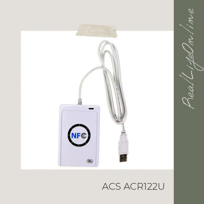 NFC ACR122U RFID бесконтактный считыватель смарт-карт 13.56MHz