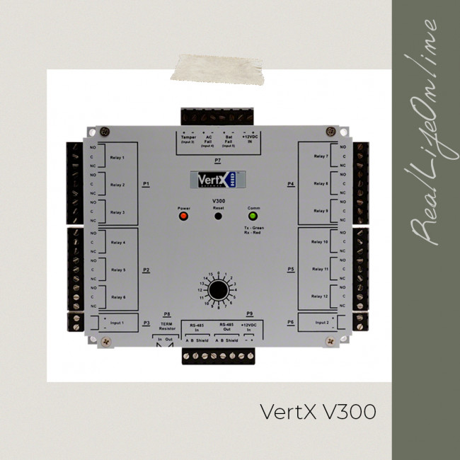 Интерфейсный релейный модуль VertX V300 на 12 выходов для V1000