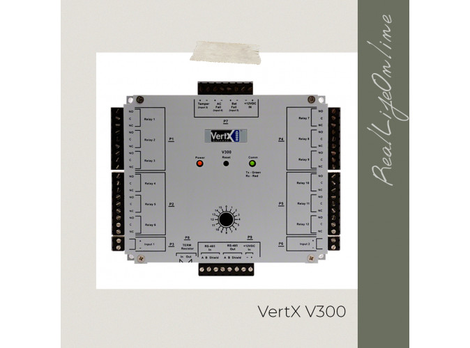 Интерфейсный релейный модуль VertX V300 на 12 выходов для V1000