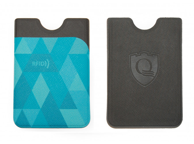 Защитный чехол для карт с чипом NFC PayPass (экокожа) под заказ