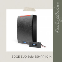Автономный cтандартный IP-контроллер EDGE EVO Solo ESHRP40-K на одну дверь со встроенным считывателем multiCLASS