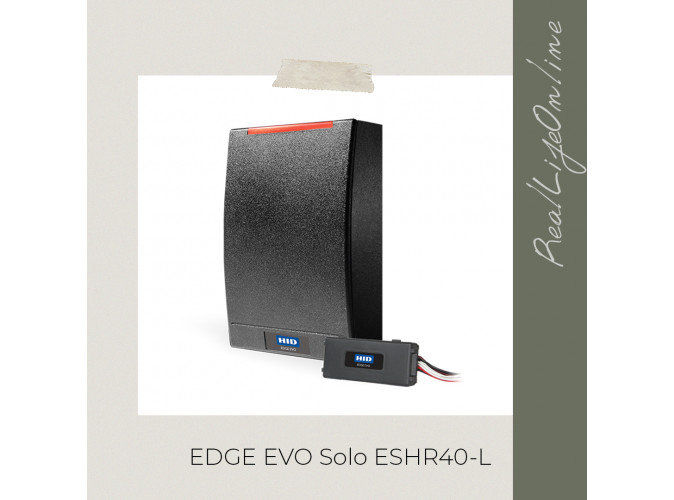 Автономный cтандартный IP-контроллер EDGE EVO Solo ESHR40-L на одну дверь со встроенным считывателем iCLASS
