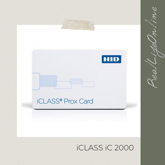 Карта iCLASS iC 2000 13.56 MHz