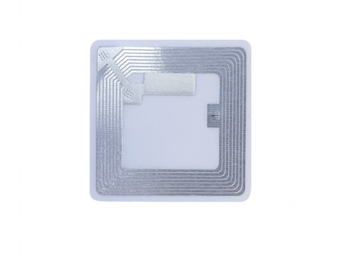 Бумажная самоклеящаяся Метка RFID 13.56MHz ISO14443A стандарта MF1K S50 35*35mm