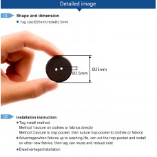 Метки для прачечной с чипом Alien H3 G9506