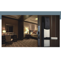 Замок гостиничный беспроводной. HSU-9936-S (Матовое серебро)